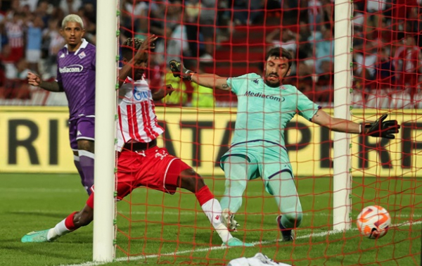 Фани Црвени Звезди вивісили провокаційний банер на матчі з Фіорентиною