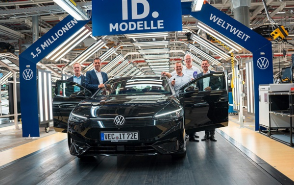 Volkswagen продав півтора мільйона електромобілів ID